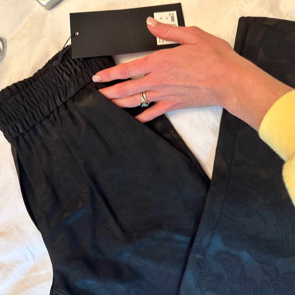 The Kooples Cashmere printed black trousers - Picture 6 of 9